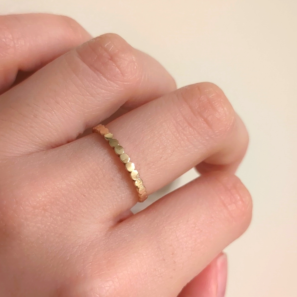 14kt yellow gold Stackable ring